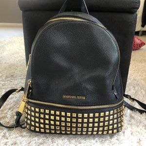 Medium Michael Kors Studded Leather Backpack